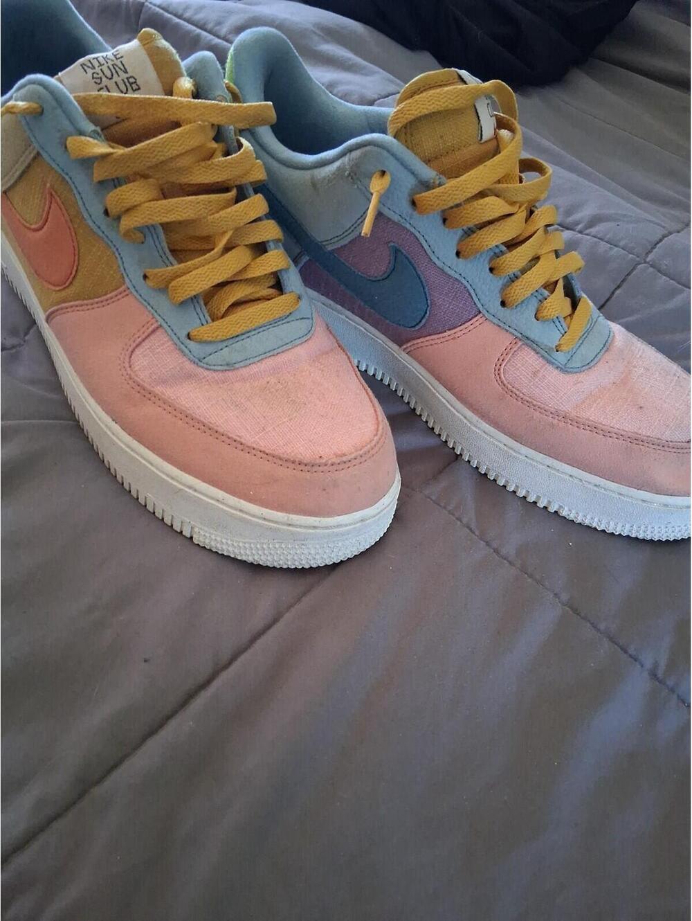 Size 12 - Nike Air Force 1 '07 LV8 Next Nature Low Sun Club Multi Color No Soles